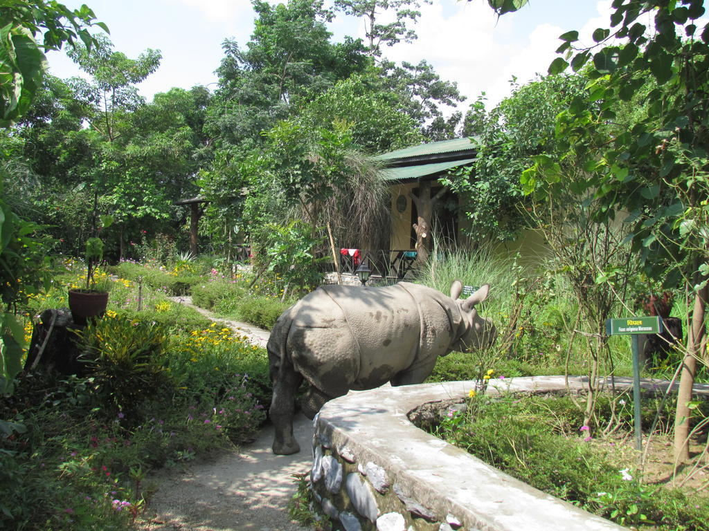 Chitwan Gaida Lodge Sauraha Bagian luar foto